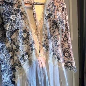 Floral Lace Long Sleeve Dress from Revolve